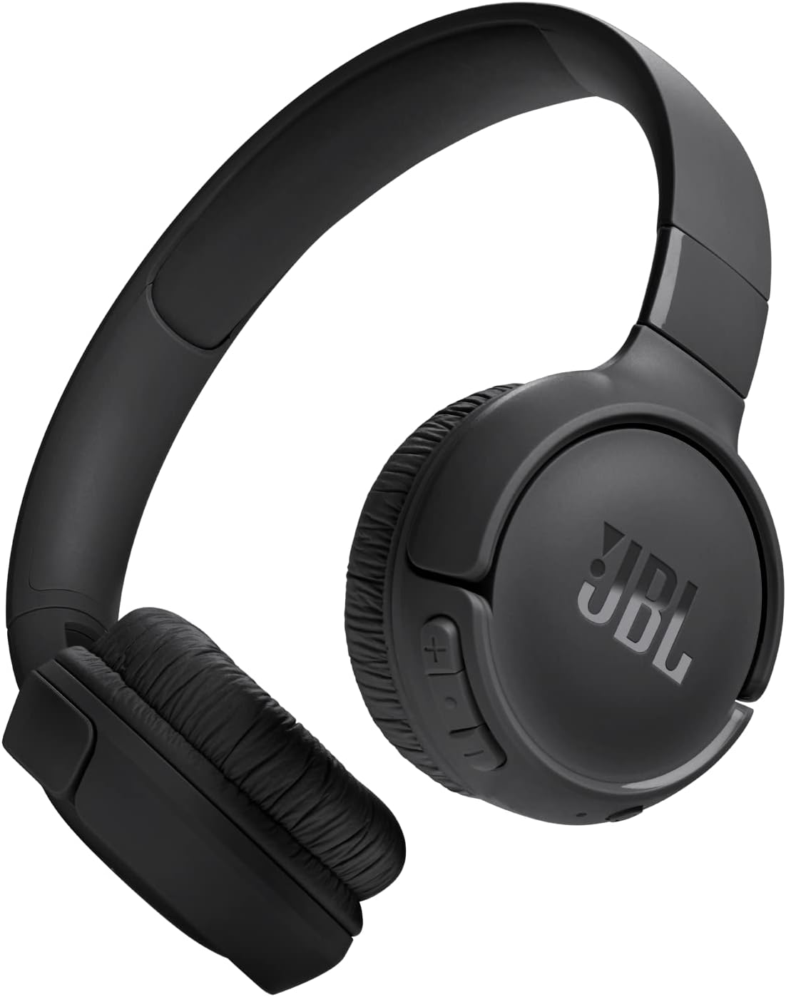 JBL Tune 520BT, casque audio sans fil, léger et confortable, Bluetooth 5.3, autonomie jusqu'à 57 h, charge rapide, son JBL Pure Bass, noir