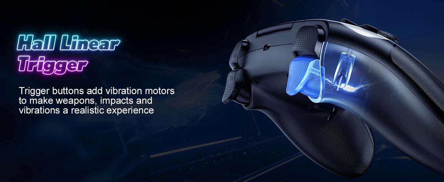 🎮 Manette Sans Fil Compatible PS5 & PC – Bluetooth, Turbo & Vibration