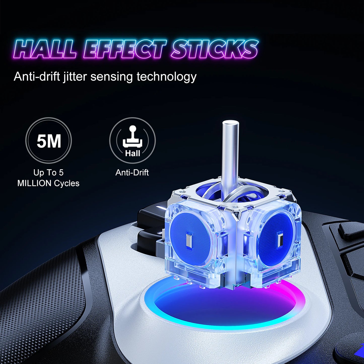 🎮 Manette Sans Fil Compatible PS5 & PC – Bluetooth, Turbo & Vibration