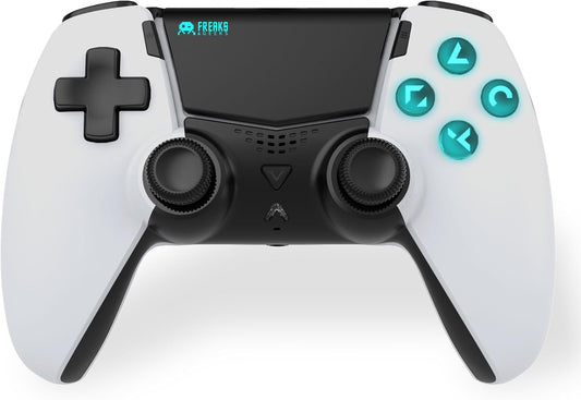 Freaks and Geeks-Manette Sans Fil Bluetooth pour PS5 et PS5 slim - N&B
